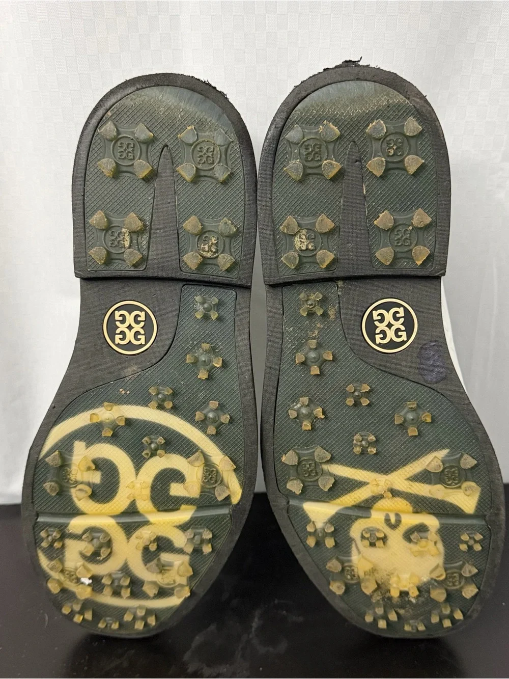 G/FORE Men's Gallivanter Debossed Skull & T's Leather Golf Shoes 12 Wide